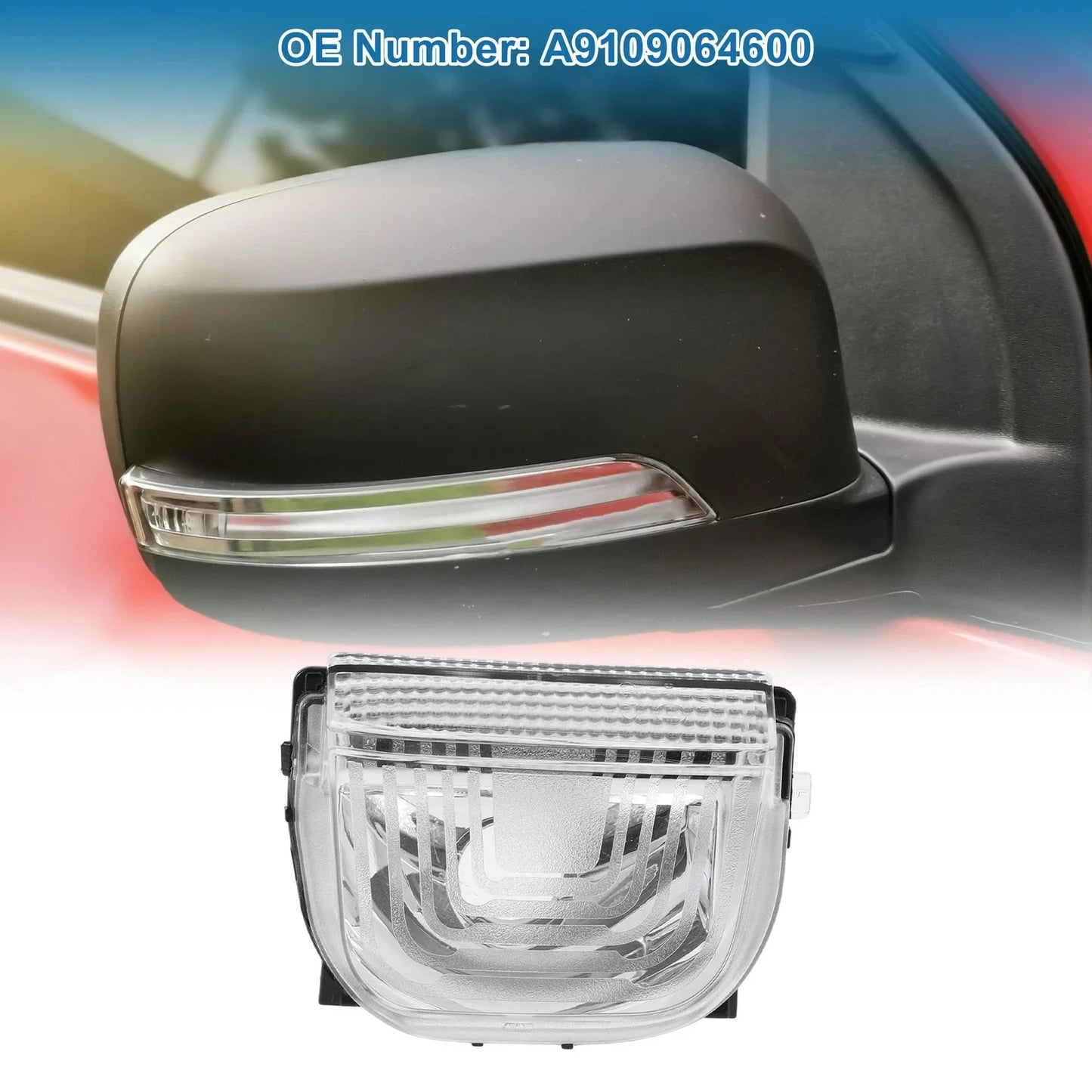 Car Mirror Turn Signal Light Right LED for Mercedes-Benz Sprinter (2010-2023)