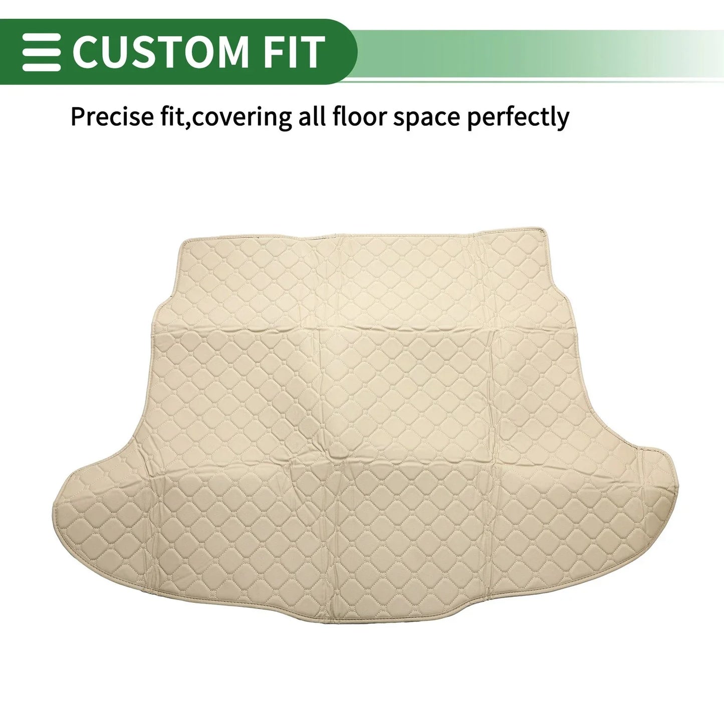 Cargo Liner Rear Trunk Mat for Honda CR-V 2007-2011 3D Circular Pattern Beige