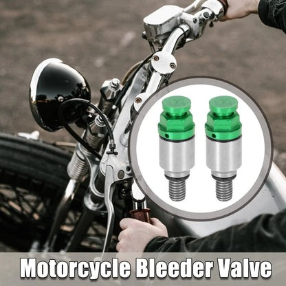 M5x0.8 Motorcycle Screw Fork Air Bleeder Valves 2 x for Honda Yamaha