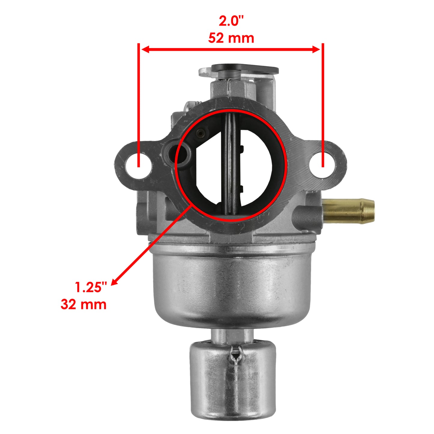 Carburetor Replacement for Kohler Courage 26mm SV480 16HP (16HP) (2010–2017)