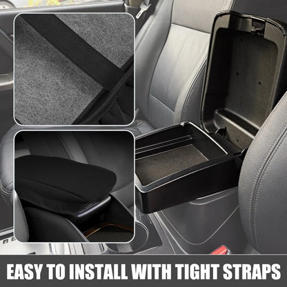 Car Center Console Armrest Cover for Dodge Durango (2011-2020) Black