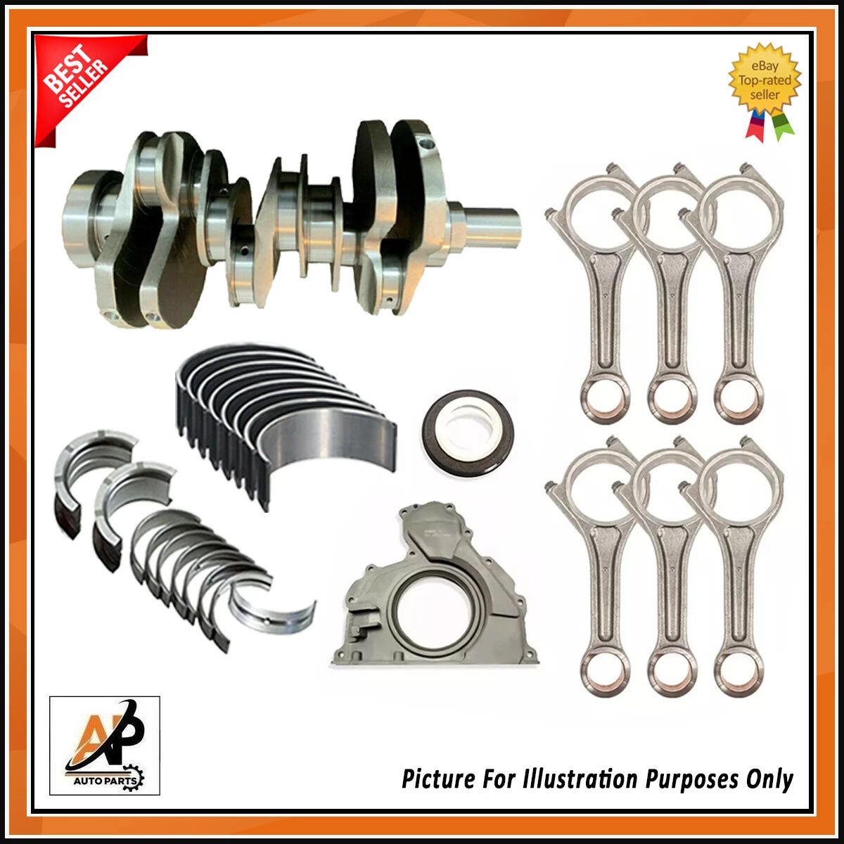 Forged Crankshaft for Jaguar Range Rover 276DT 2.7 Diesel (2000–2015)
