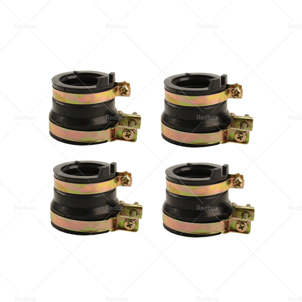 4x Carburetor Intake Manifold Boots for Honda CBR250 MC22 MC19 CB400 (1990-1999)
