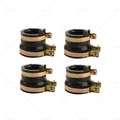 4x Carburetor Intake Manifold Boots for Honda CBR250 MC22 MC19 CB400 (1990-1999)