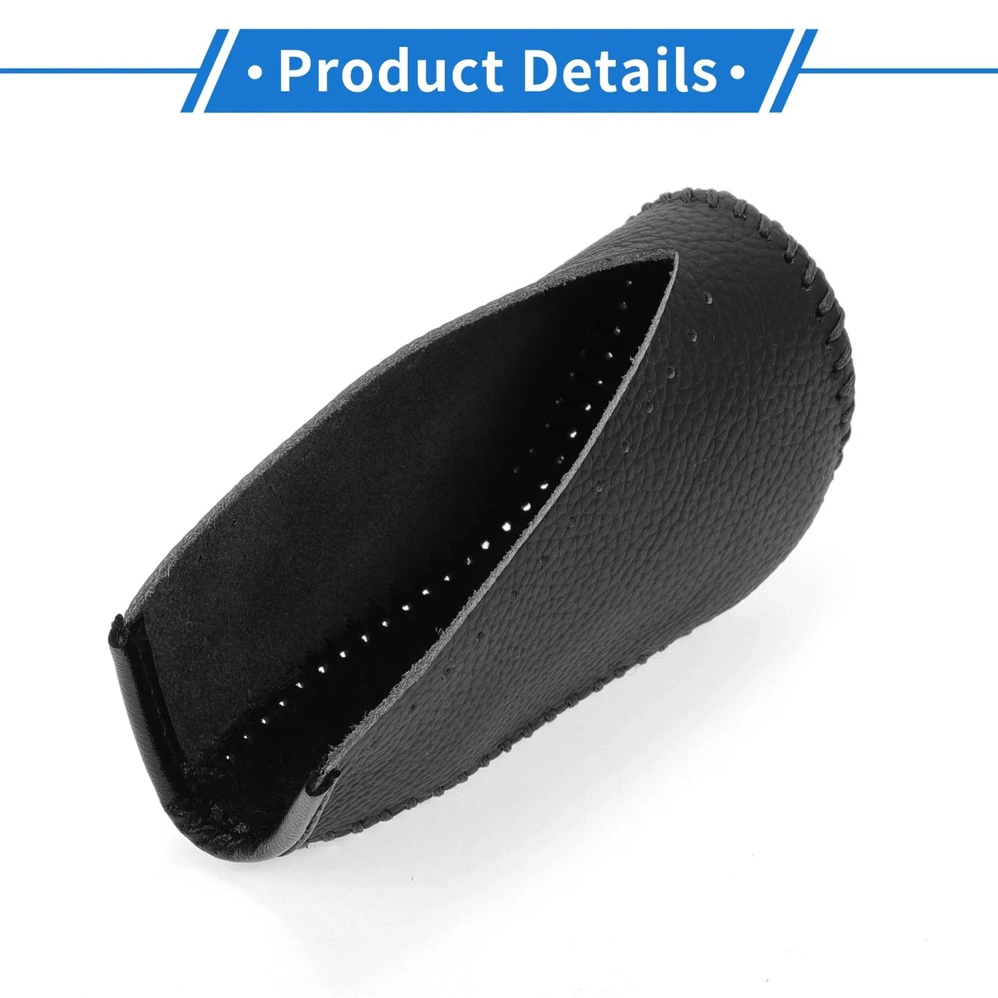 Car Gear Shift Knob Cover for Hyundai Tucson (2010-2013) - Pebbled Black