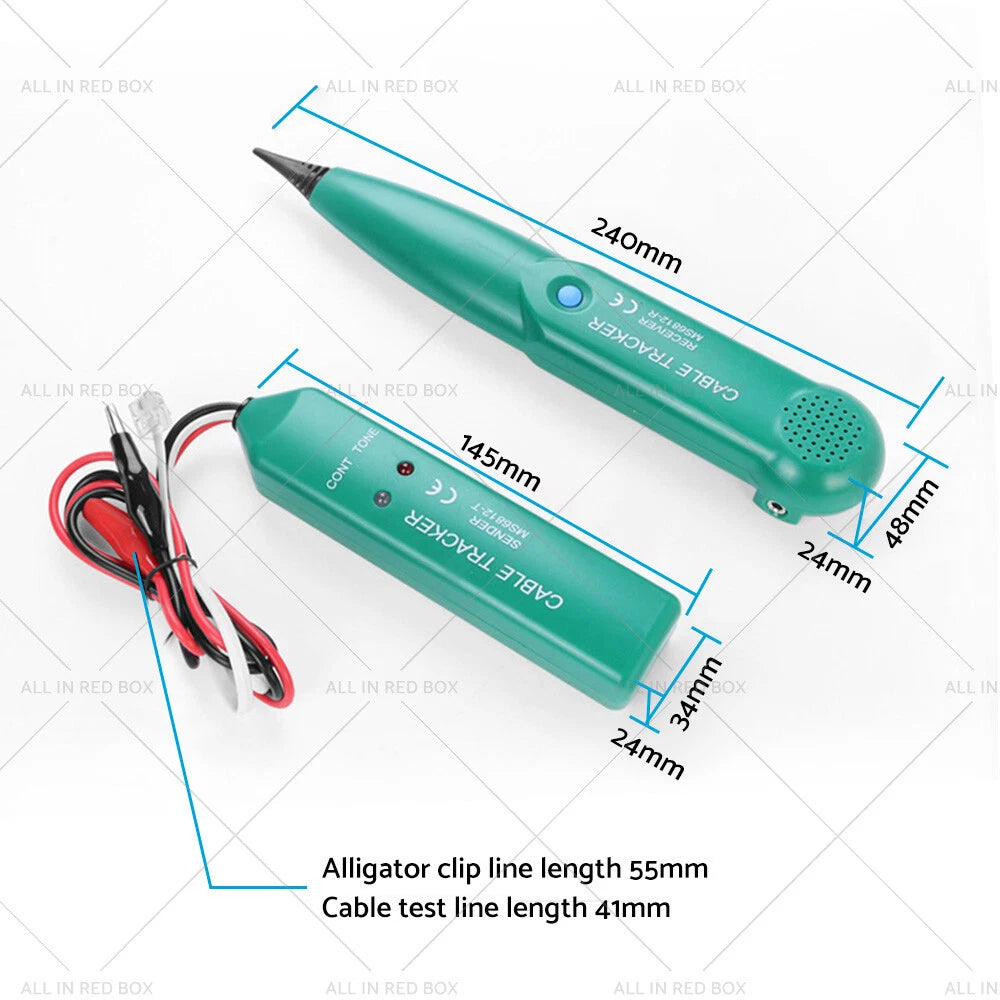Cable Finder Tone Generator Probe Tracker for Wire Network Telephone