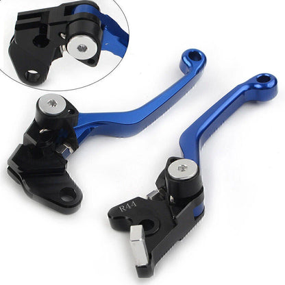 Aluminum Blue Pivot Dirt Clutch Brake Levers for Kawasaki KLX250 (1993-1997)