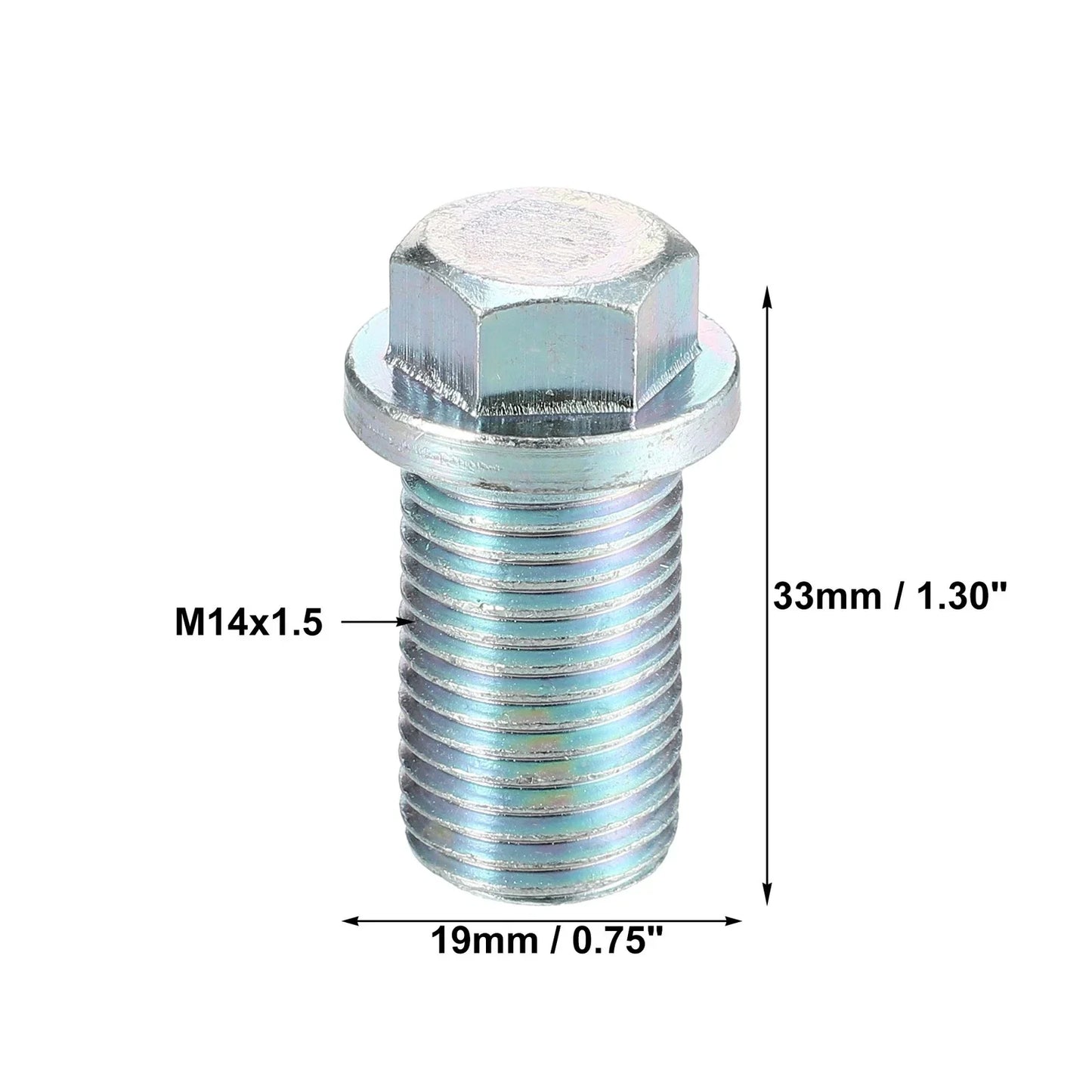 M14x1.5 Engine Oil Drain Plug Set with Washer for Mercedes-Benz (A-Class)