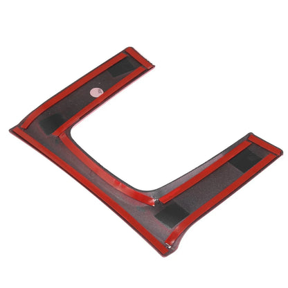 Gear Panel Trim Shift Box Cover for Honda Civic 2016-2021 - Red Interior Decor