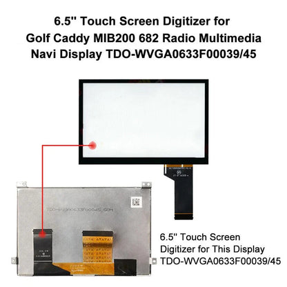 6.5 / 40-Pin / Touch Screen Digitizer for Magotan B7/Scirocco/Golf 6R