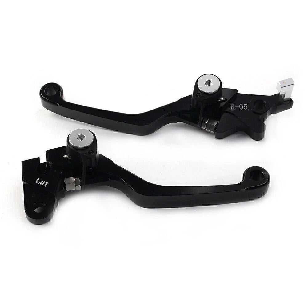 Black CNC Pivot Brake Clutch Levers for Honda XR250 XR400 (1995-2007)