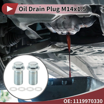 Oil Drain Plug Set for Mercedes-Benz Sprinter 2500 3500 (2010-2021)