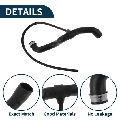 Radiator Hose for Mercedes-Benz CLK320 1998-2005 2 x Rubber