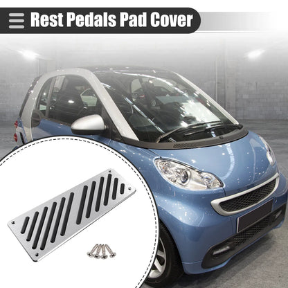 Rest Pedals Pad Cover Replacement for Mercedes Benz Smart Fortwo (2009-2014)