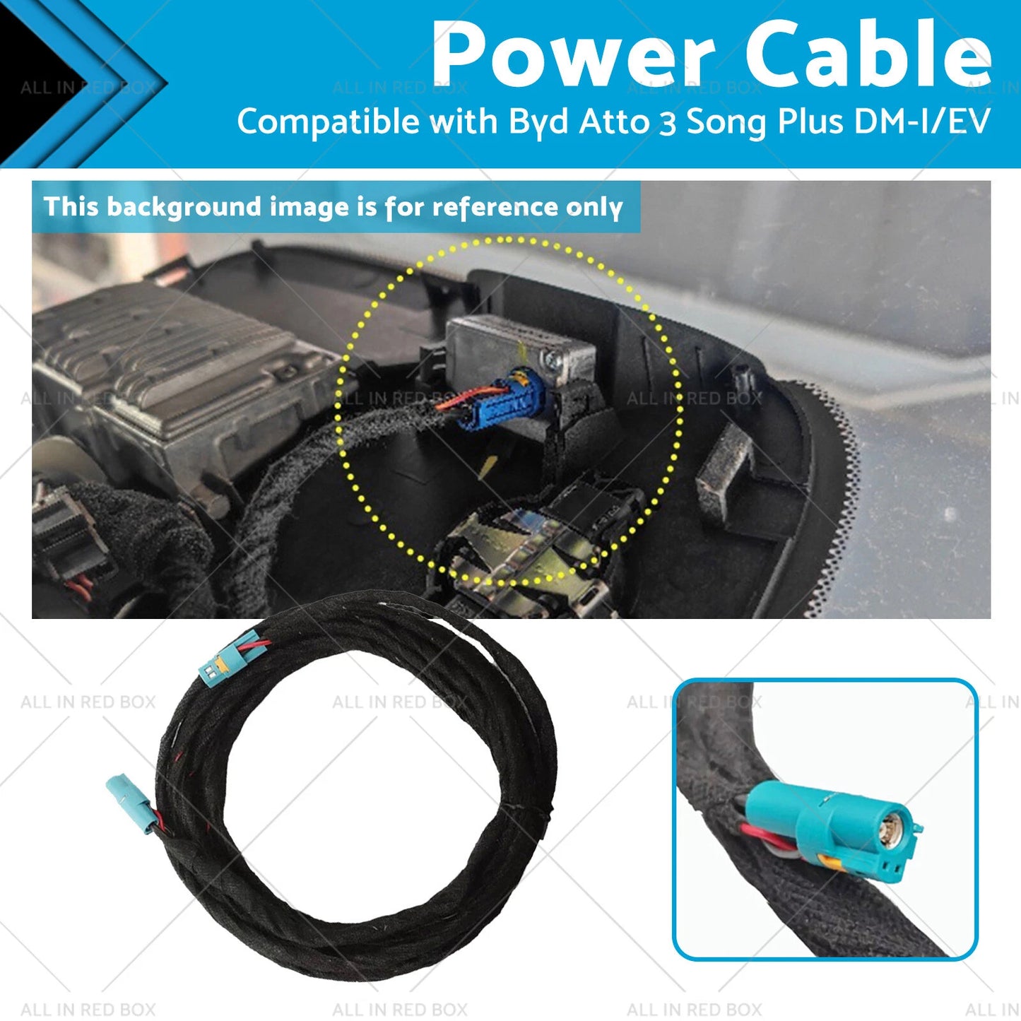 Power Cable for BYD Atto 3, Seal, Tang, EV, Song Plus DM-I/EV (2022-2023)