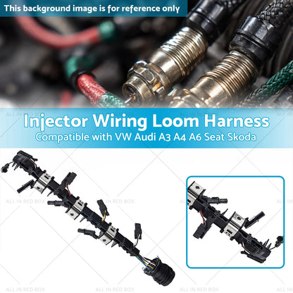 Injector Wiring Loom Harness for VW Audi A3 A4 A6 Seat Skoda (2003-2010)