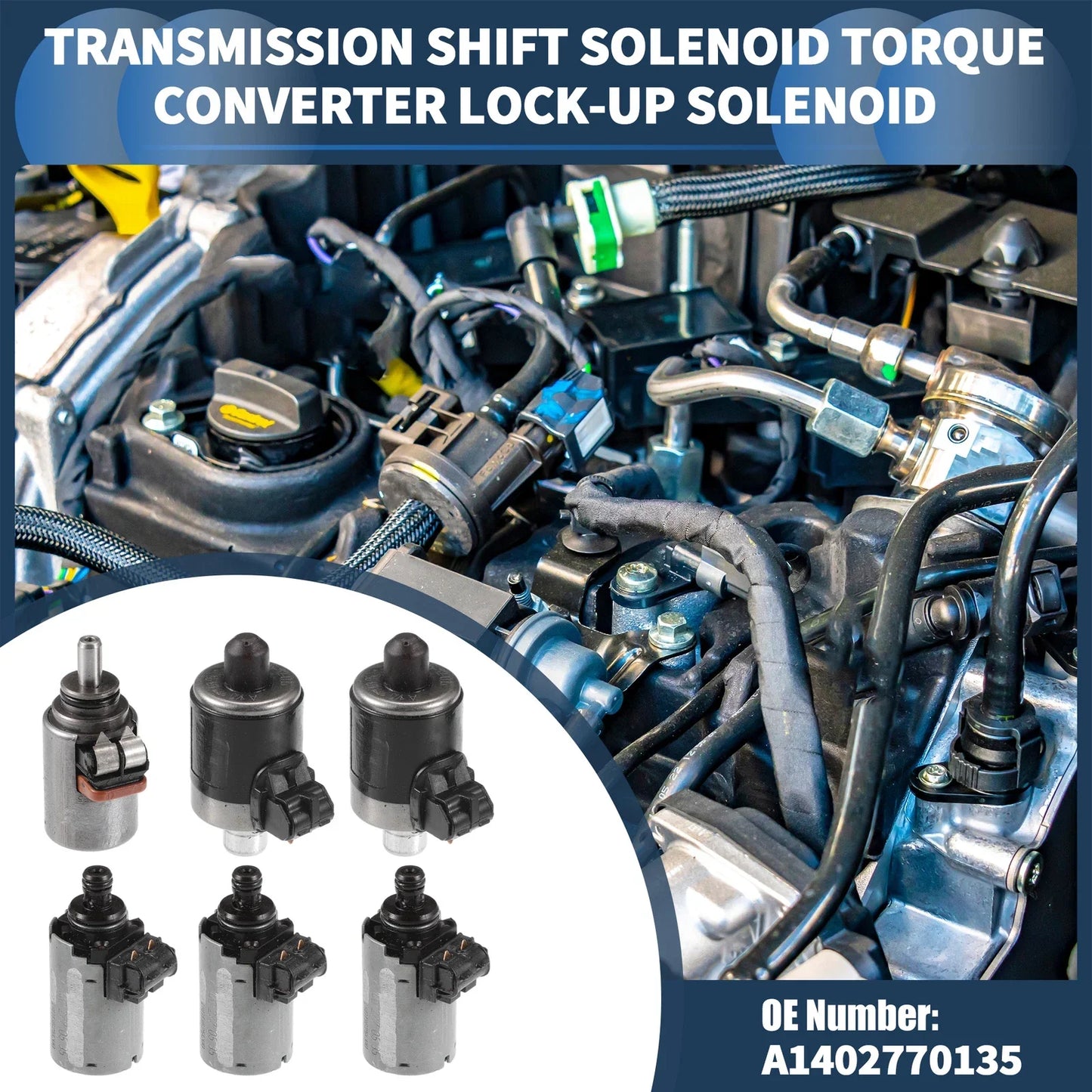 Transmission Solenoids Set for MERCEDES BENZ S320 (1994-1997)