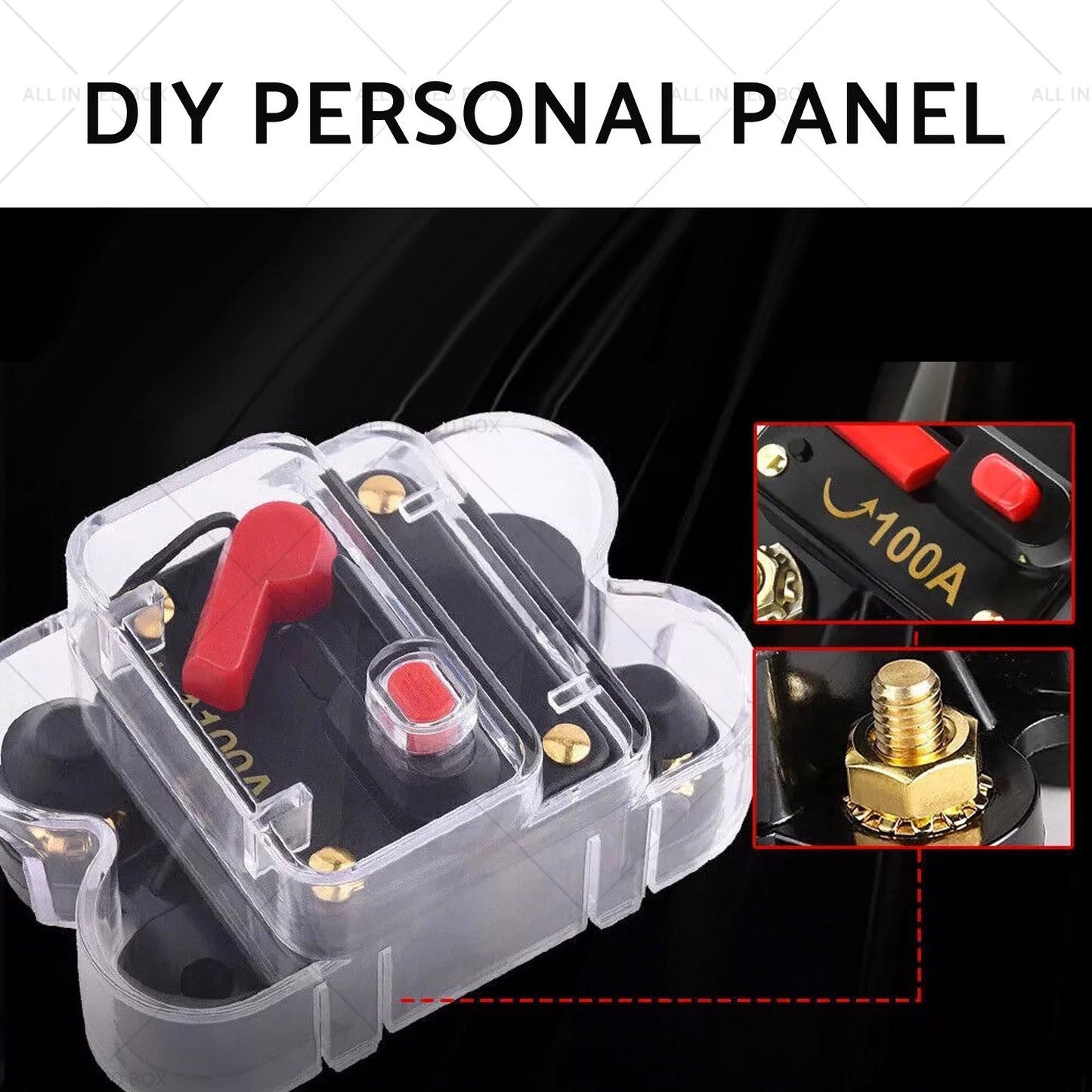 12 Gang LED Control Panel 12V 24V 100A for Truck SUV UTE