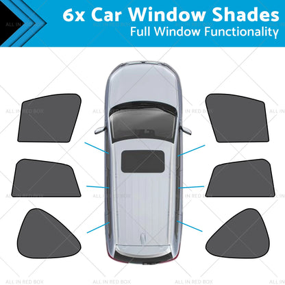 6 x Car Window Shades for Mazda CX-5 1st Gen KE (2012-2017) UVA & UVB Protection