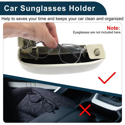Sunglasses Case for Porsche Cayenne Eyeglasses Holder Storage Box (2003-2023)