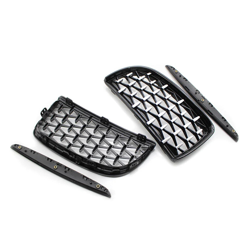 Black Frame & Chrome Grille for BMW E90 (2005-2008)