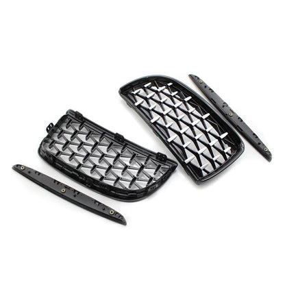Black Frame & Chrome Grille for BMW E90 (2005-2008)