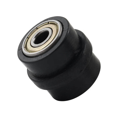 8MM Drive Chain Pulley Roller Slider Tensioner Wheel for Street Bike Black