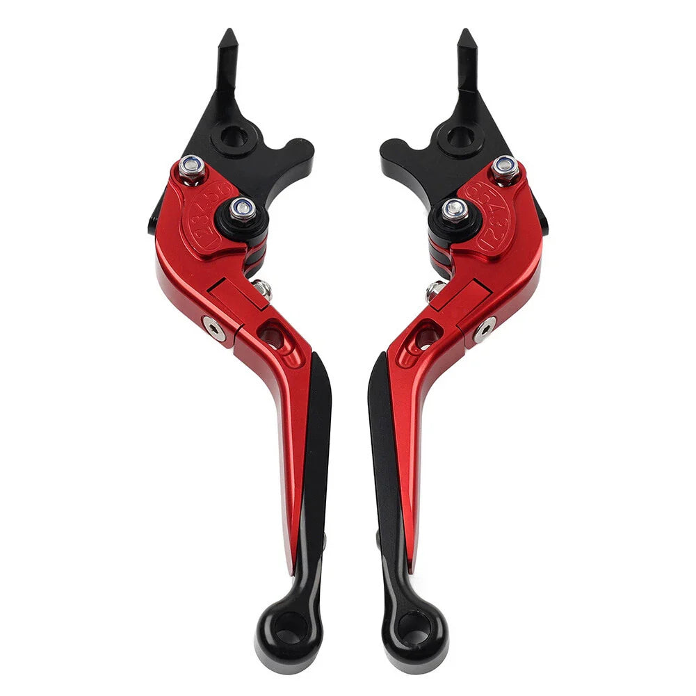 Red Extendable Brake Clutch Levers for BMW F800GS/Adventure, F800R (2008-2018)