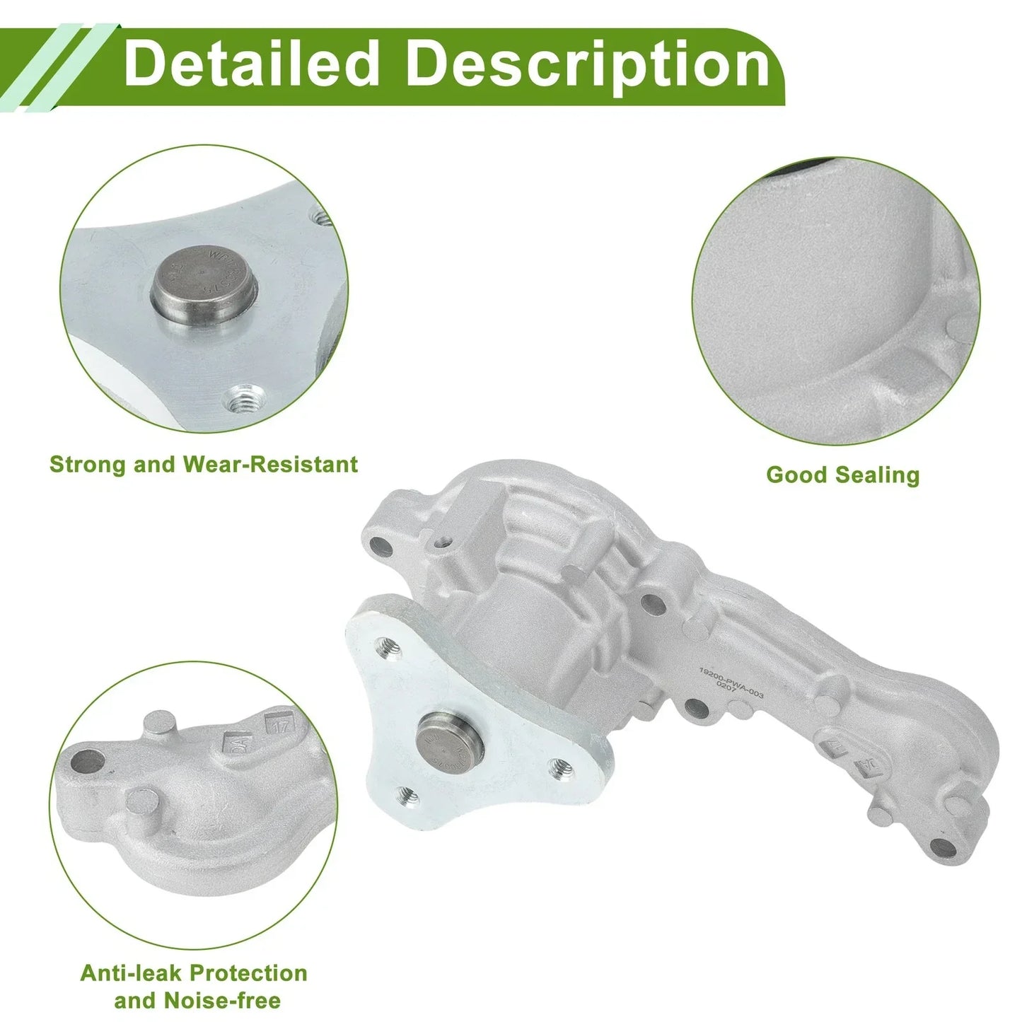 Engine Water Pump for Honda Fit (2007-2008) - Cooling System Replacement