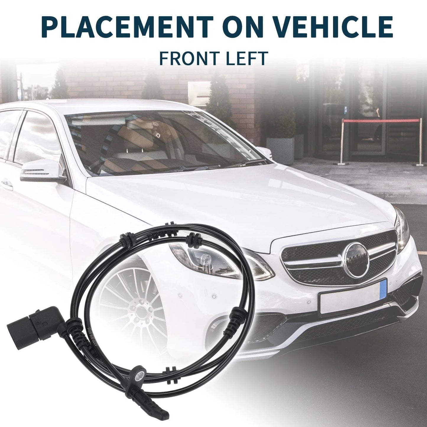 Front Left ABS Wheel Speed Sensor for Mercedes-Benz S550 (2010-2020)