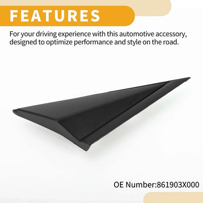 Front Right Side Pillar Triangle Trim for Hyundai Elantra Sedan (2011-2013)