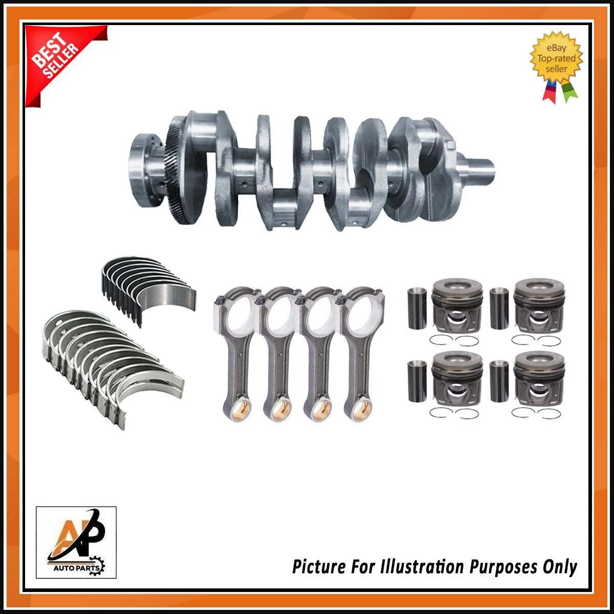 Crankshaft Rebuild Kit for Hyundai Santa Fe 2.2 CRDi (2007–2012)