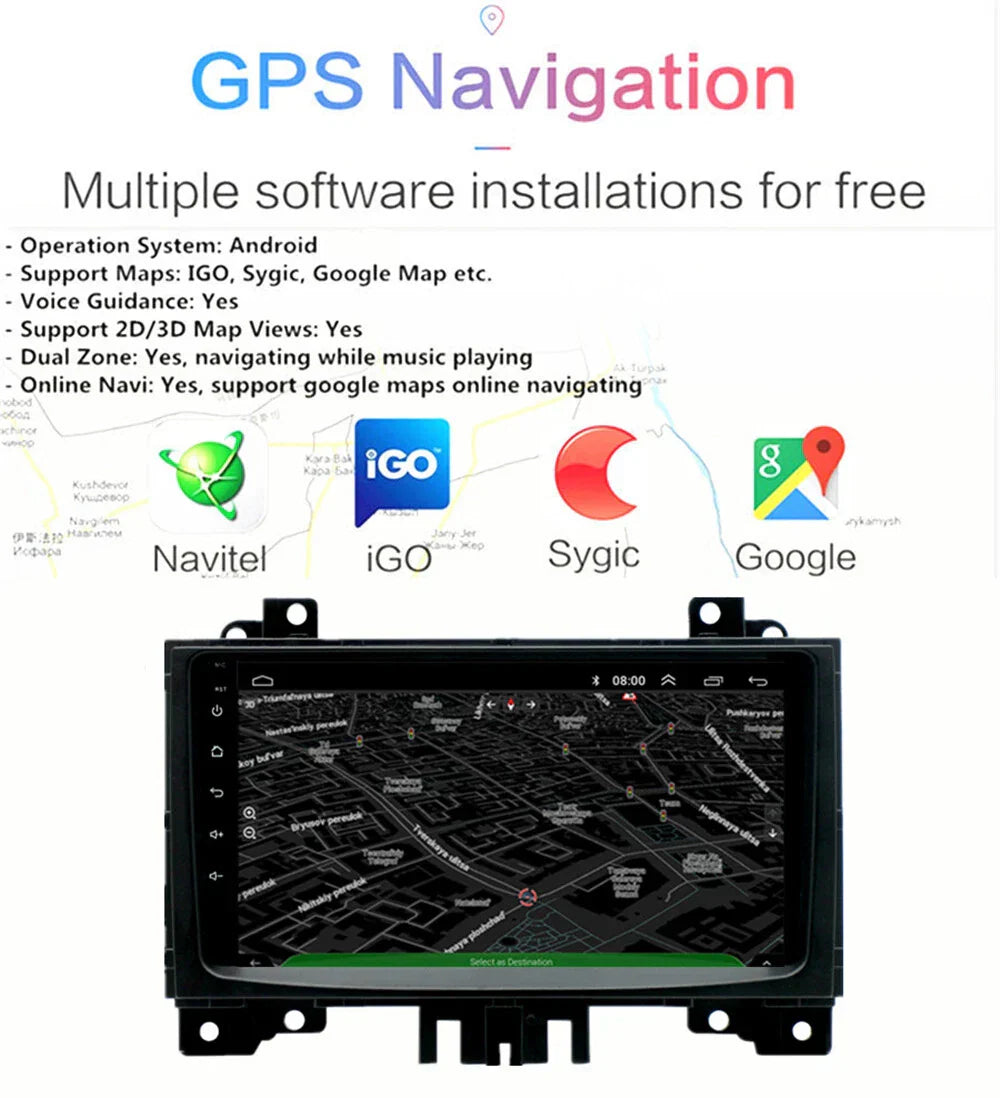 9" Android 12 Stereo Radio GPS Wifi for Mercedes Sprinter (2006-2017)