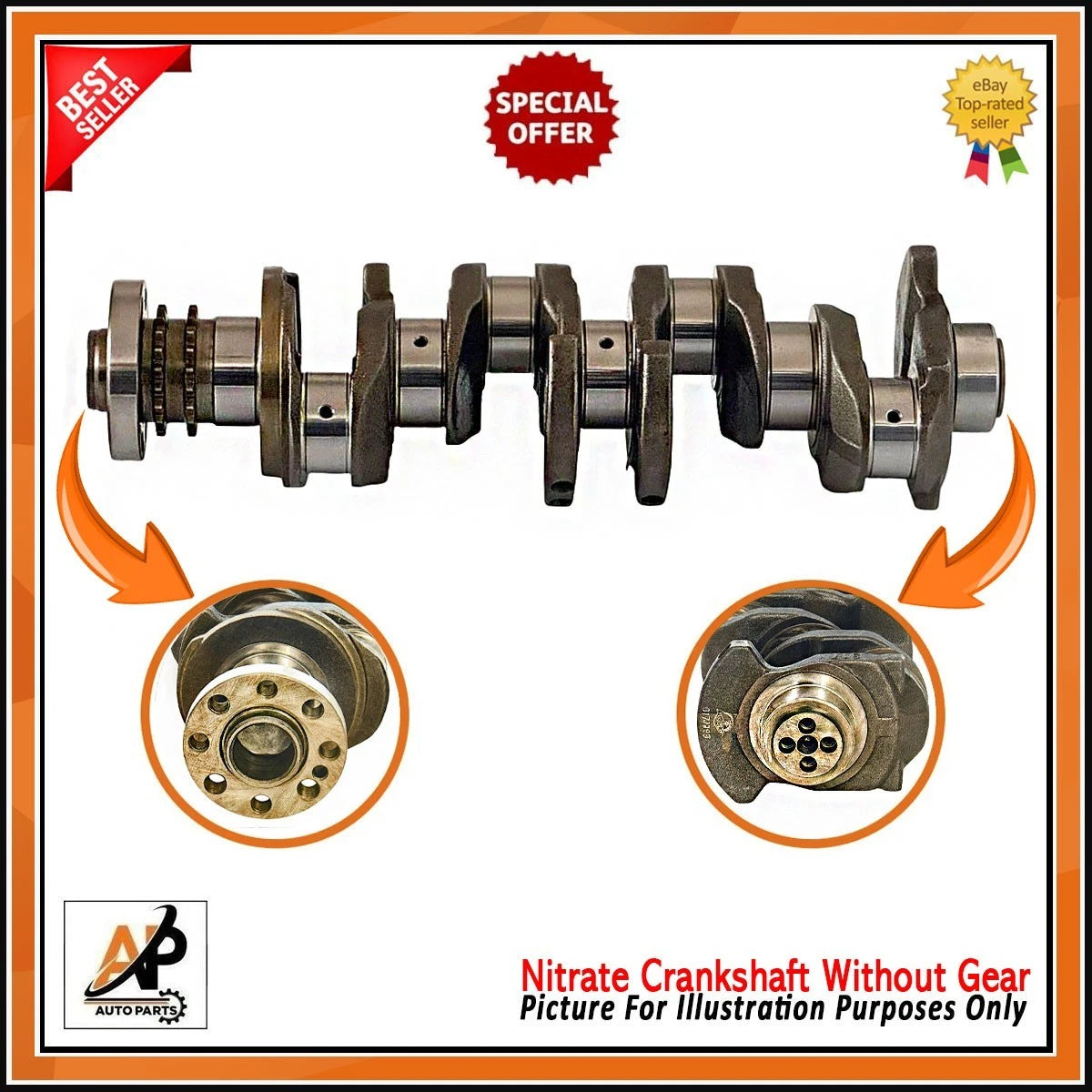 Crankshaft for BMW Mini N47 2.0 Diesel Engine (2012–2019)