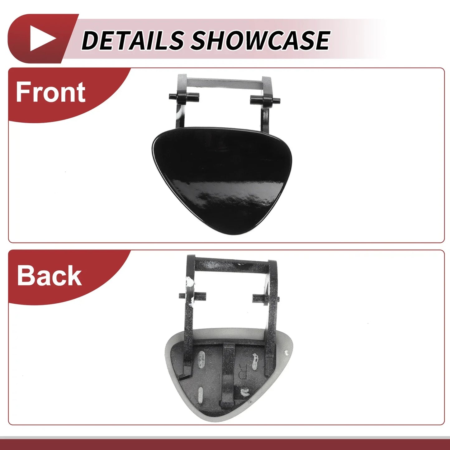 Front Right Washer Nozzle Cover for Mercedes-Benz E320 (1994-2006) Black 1 x