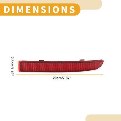 Rear Right Bumper Reflector for Mercedes Sprinter 1500 (2019-2022) Red