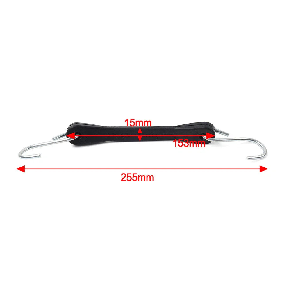 6" Heavy Duty Rubber Tarp Straps Tie Down Bungee Cords for Trucks