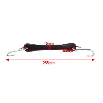 6" Heavy Duty Rubber Tarp Straps Tie Down Bungee Cords for Trucks