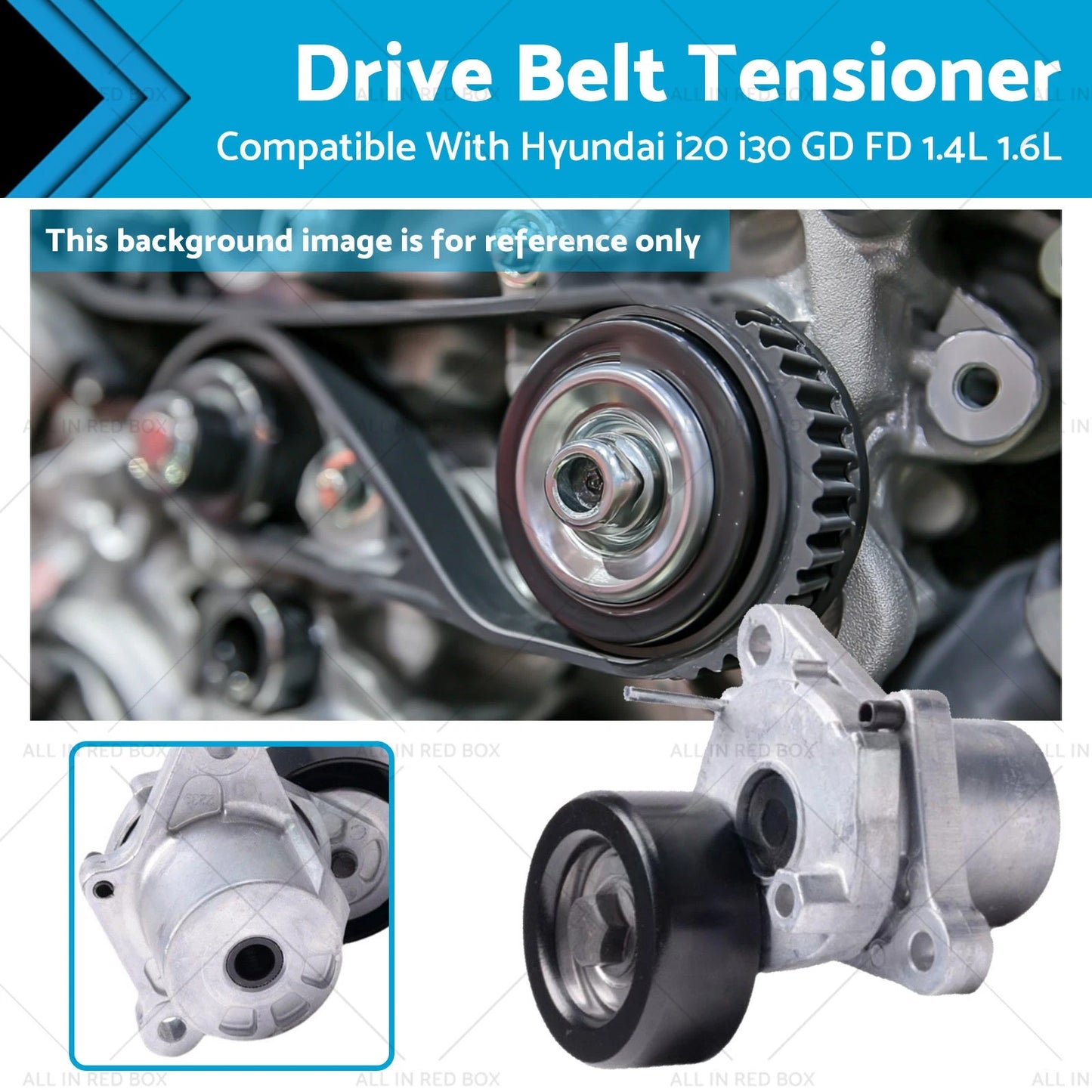 Drive Belt Tensioner for Hyundai i30 i40 Kia Rio Soul Cerato (2007-2017)