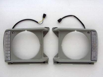 Toyota Hilux RN30 Headlight Surround & Corner Lights - 2 x New (1979-1983)