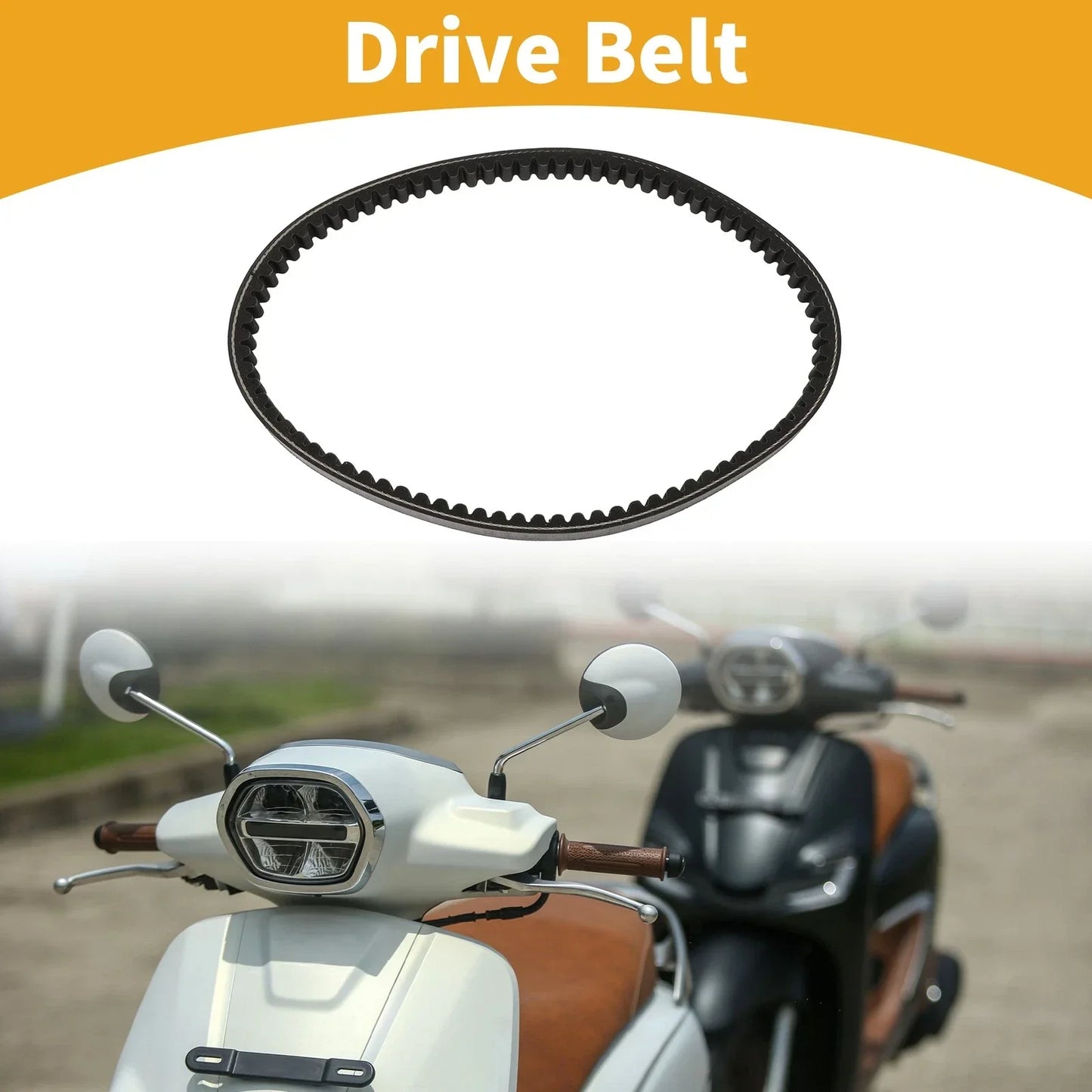 Drive Belt V-Belt for Honda Helix CN250 & Elite CH250 Motorcycles (2001-2009)