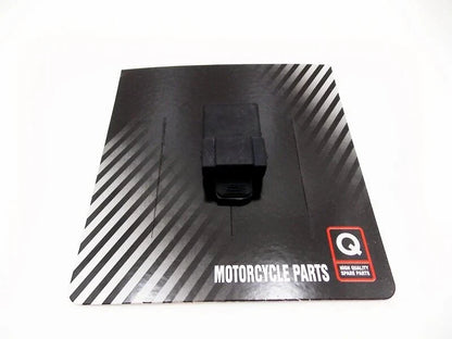 Black Rubber Spare Fuse Holder for Kawasaki S3 350 Mach II (1974-1975)