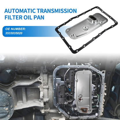 A340F Transmission Filter Oil Pan Gasket Kit for Toyota (Fits Various Years)