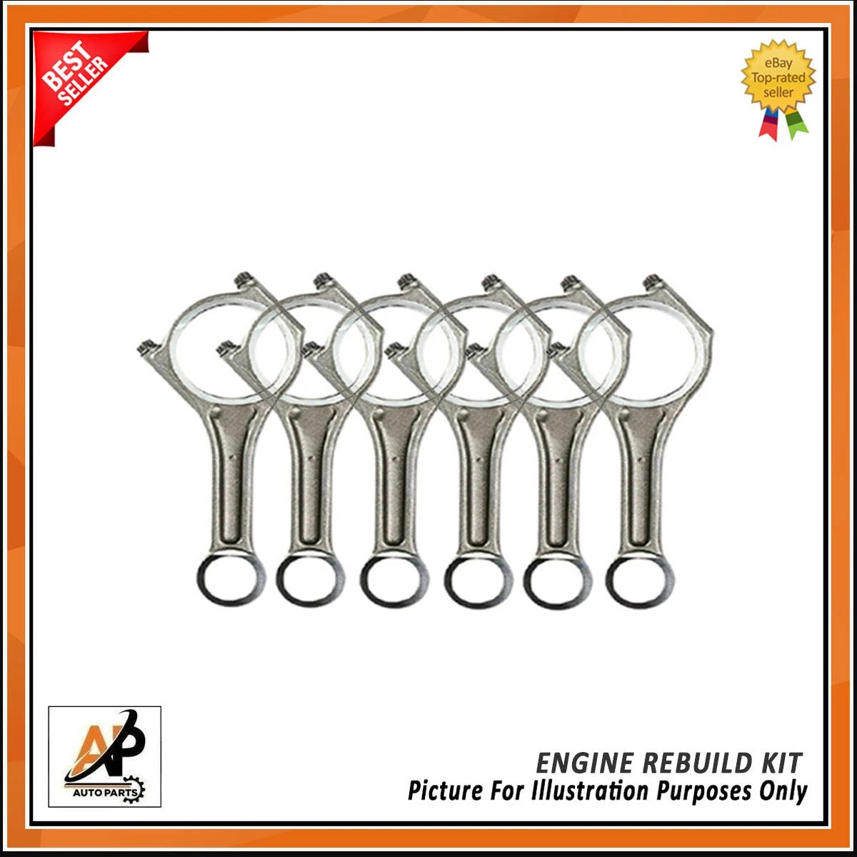 Forged Crankshaft Conrod Bearings Set for Land Rover Range Rover 306DT V6 (2005–2008)