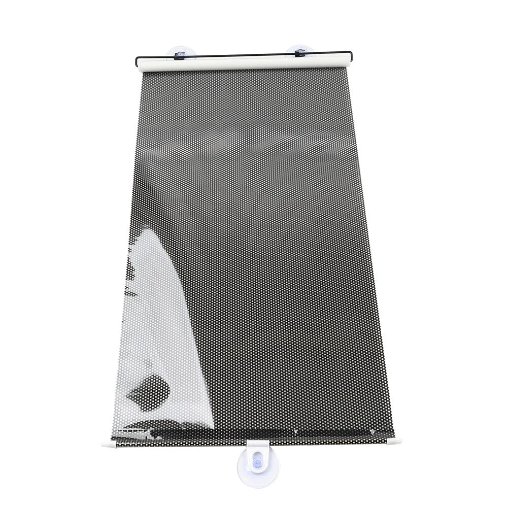 Retractable Black Windshield Sun Shade Protector for Car