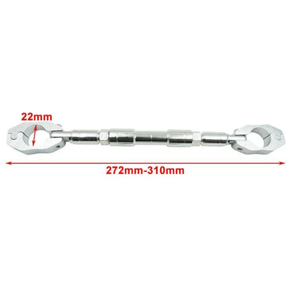 22mm ATV Bike Handlebar Balance Cross Bar Lever w/ Wrench - Gold
