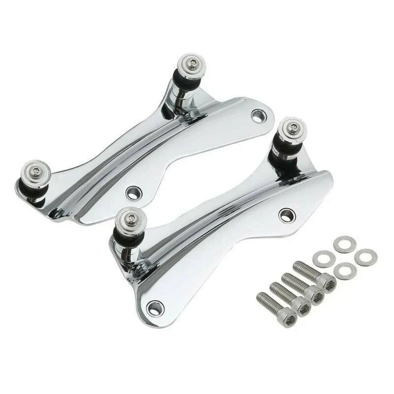 Chrome Luggage Rack Docking Hardware Harley Touring Street Glide (2014-2024)