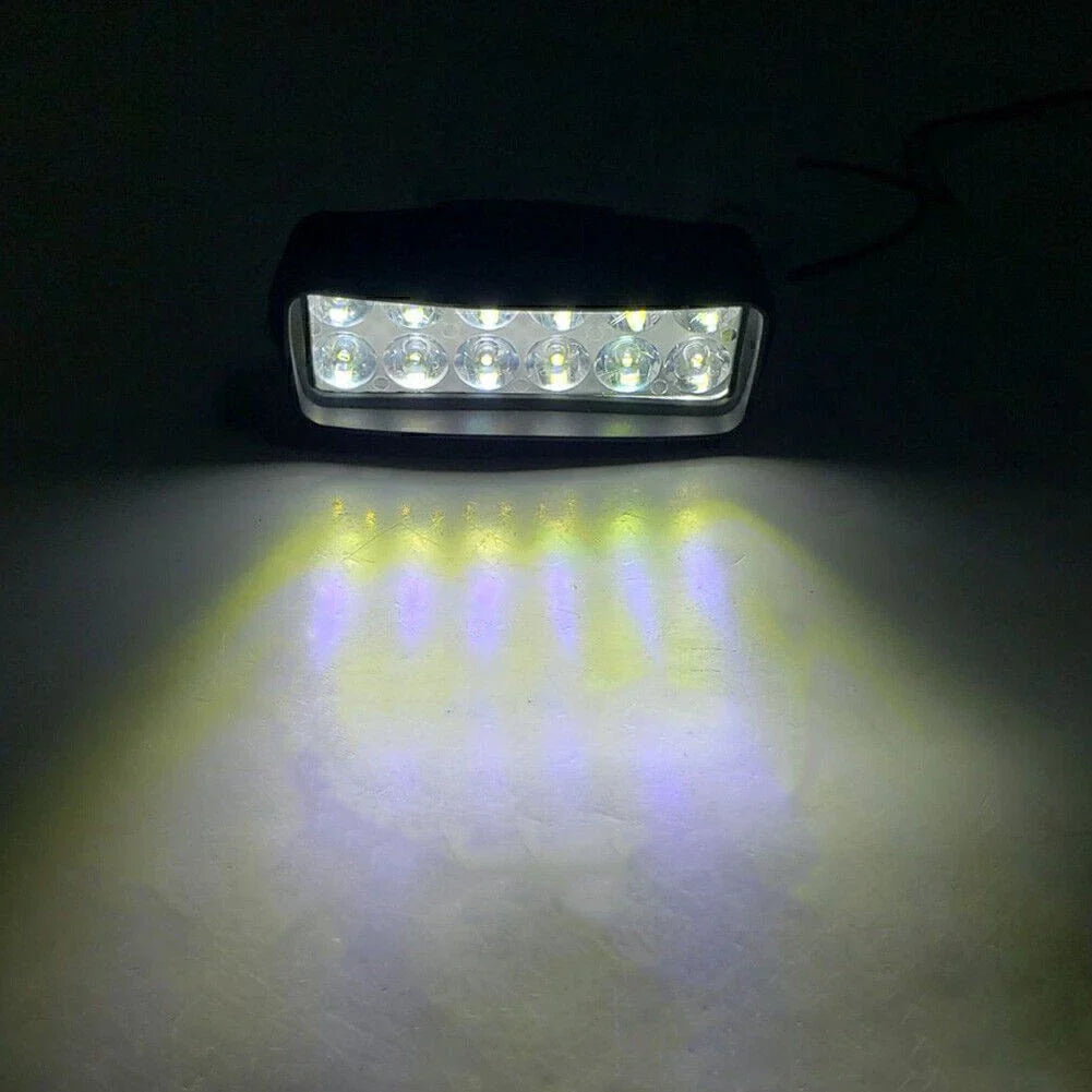 1X 12-LED Motorcycle Headlight Fog Light Bulb for UTV ATV
