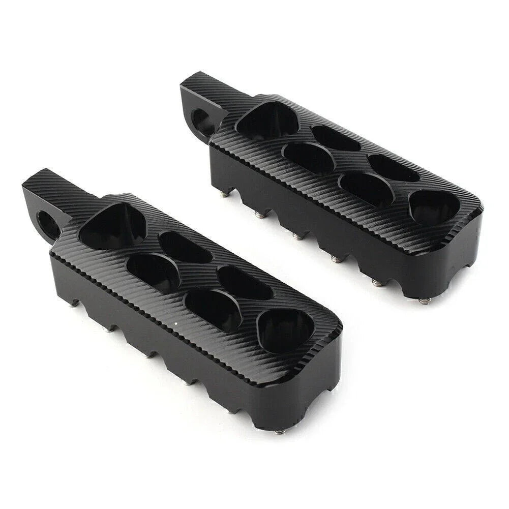 Black Foot Pegs for Harley Dyna Wide Glide FXDWG FXDB FXDL FXDF