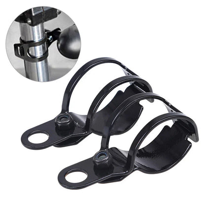 Fork Ear Clamp Turn Signal Light Mount Bracket for Harley Chopper Black